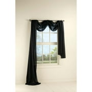 window swags and valances one sided mainstays marjorie window scarf black curtain valances swags window swags and valances one sided mainstays marjorie window scarf black curtain valances swags